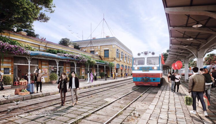 3D Exteriors Hai Phong Station Scene Model 3dsmax By Nam Ha 1