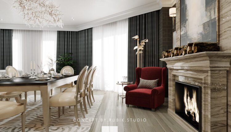 3D Interior Kitchen – Livingroom 203 Scene 3dsmax By Le Hoang 1