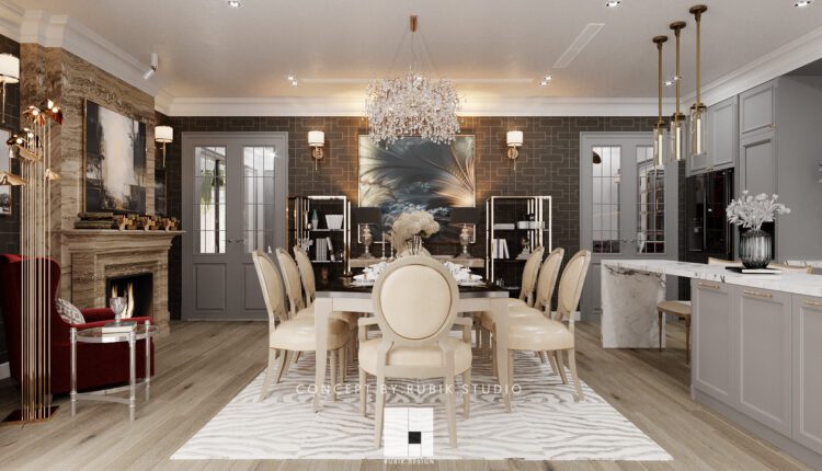 3D Interior Kitchen – Livingroom 203 Scene 3dsmax By Le Hoang 2