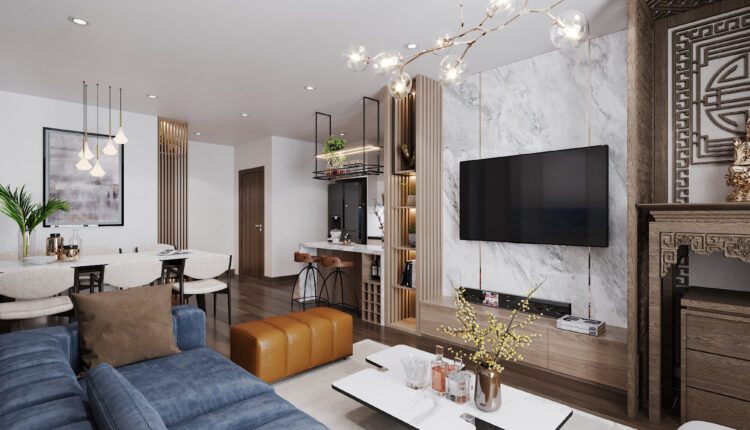 3D Interior Kitchen – Livingroom 204 Scene 3dsmax By Vu Quynh Trang 5