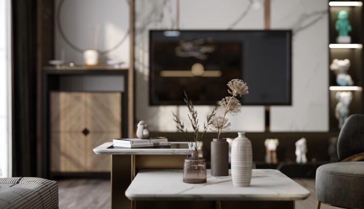 3D Interior Kitchen – Livingroom 209 Scene 3dsmax By Nguyen Thai Nguyen 7