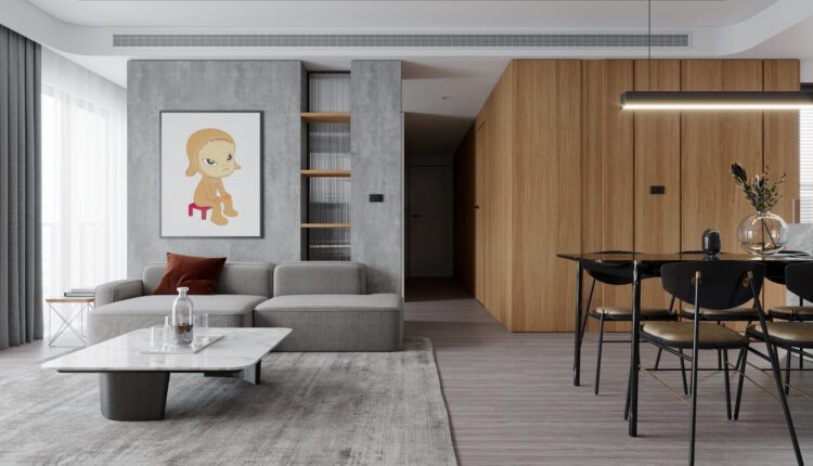 3D Interior Kitchen – Livingroom 211 Scene 3dsmax By Nguyen Ha 1