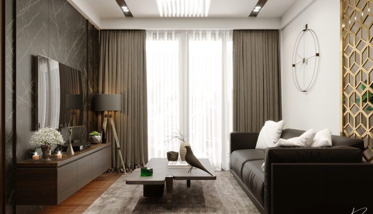 3D Interior Kitchen – Livingroom 212 Scene 3dsmax By Kts Pham Diem 1