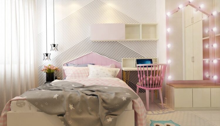 3D Interior Scenes File 3dsmax Model Bedroom Girls 479- 1