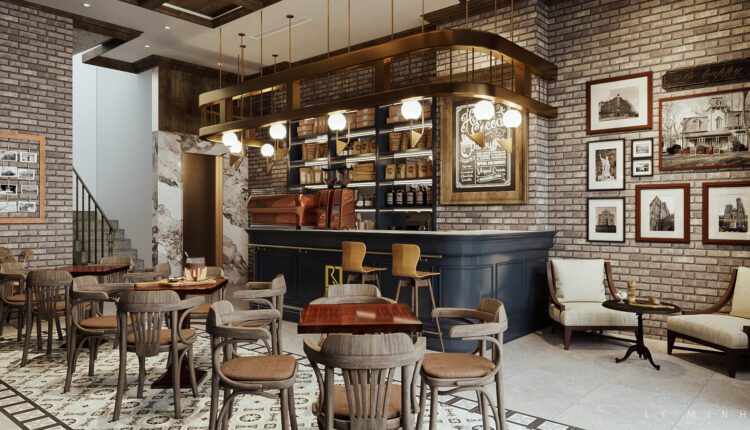 3D Model Interior Restaurant Chocolate 73 Scenes File 3dsmax By Le Minh 2