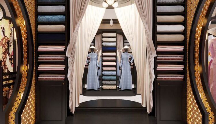 Ao Dai Shop – Full Scene Share by D3 studio