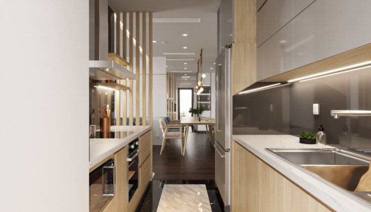 3D Interior Kitchen – Livingroom 218 Scene 3dsmax By Dinh Van Huan 4