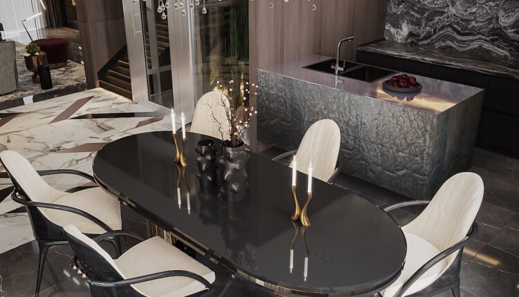 3D Interior Kitchen – Livingroom 225 Scene 3dsmax By Mai 5