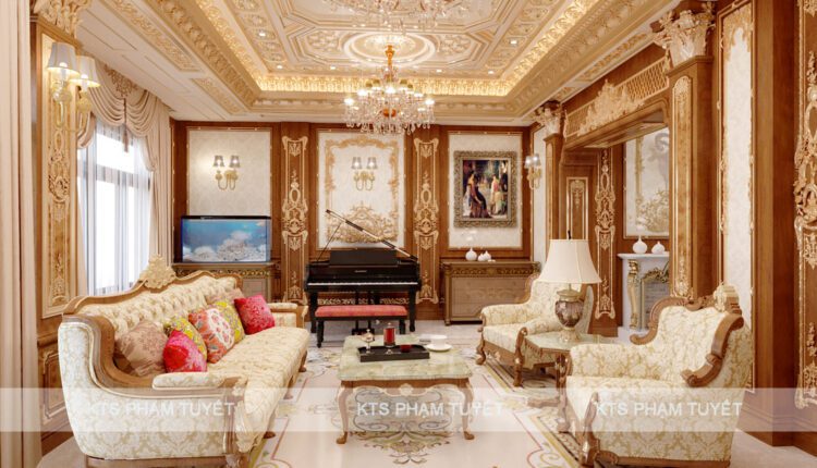 3D Interior Scene File 3dsmax Model Neoclassical Livingroom 512 by Pham Tuyet 1
