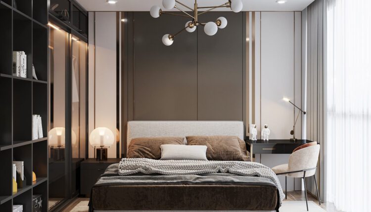 3D Interior Scenes File 3dsmax Model Bedroom 507 by Dinh Van Huan 1