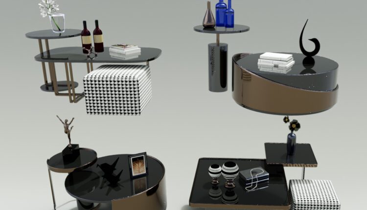 Luxury coffee table 3D models 52 Free download (2)