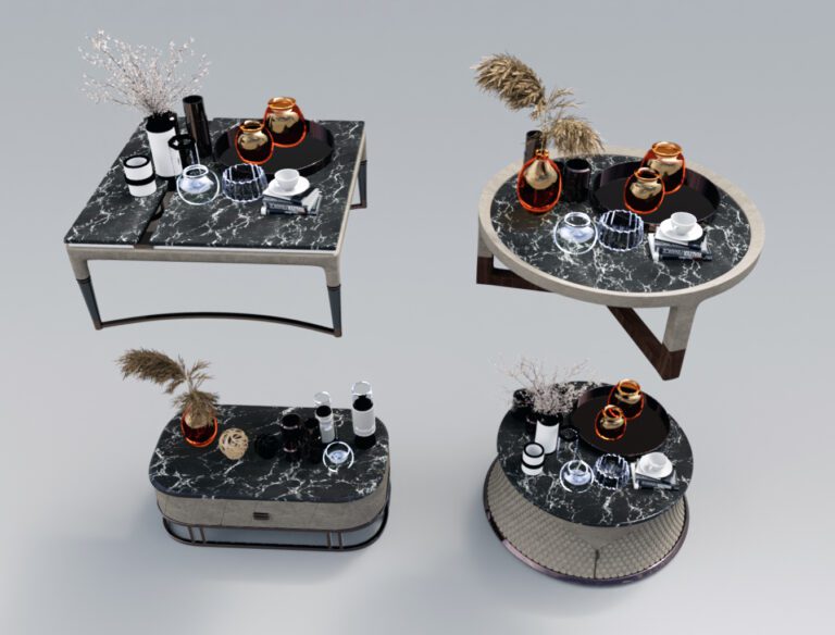 Luxury coffee table 3D models 56 Free download