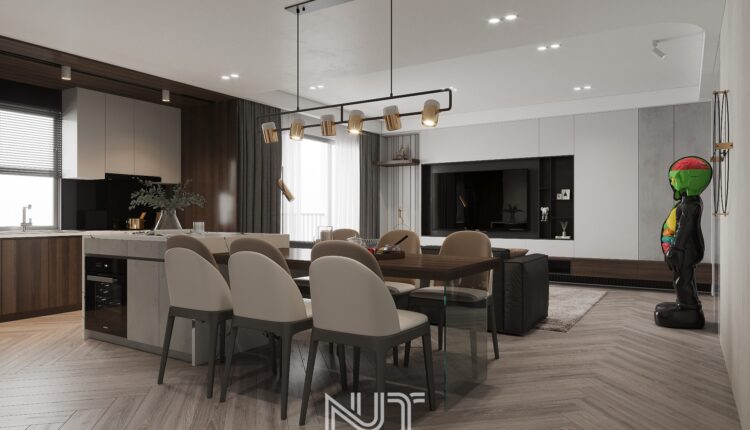 3D Interior Kitchen – Livingroom 229 Scene 3dsmax By Nguyen Ngoc Tung 2