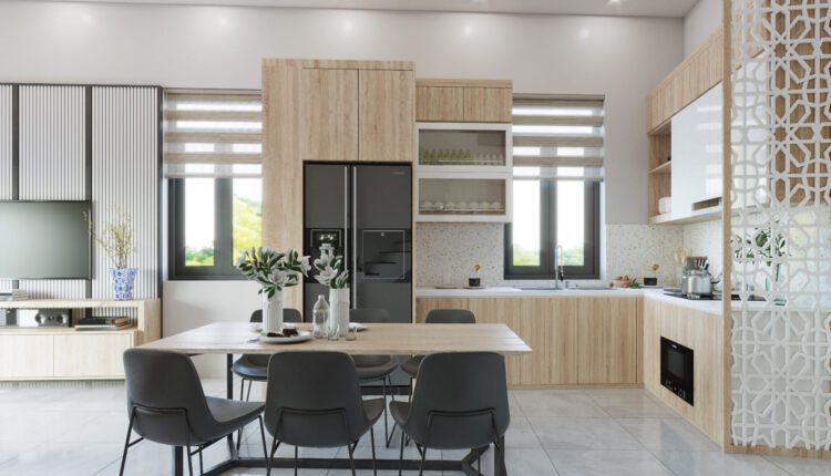 3D Interior Kitchen – Livingroom 231 Scene 3dsmax By Kien Hung 4