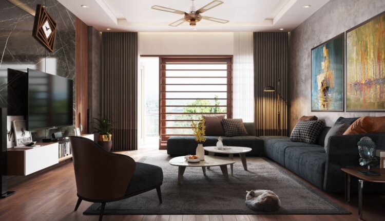 3D Interior Scene File 3dsmax Model Livingroom 527 Free Download 1