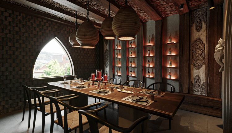 3D Interior Scenes File 3dsmax Model Diningroom 9 by Hoang Tung 1