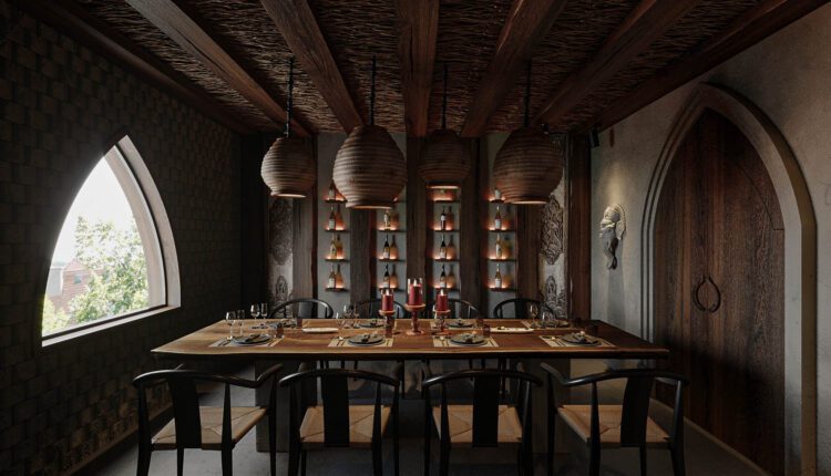 3D Interior Scenes File 3dsmax Model Diningroom 9 by Hoang Tung 4