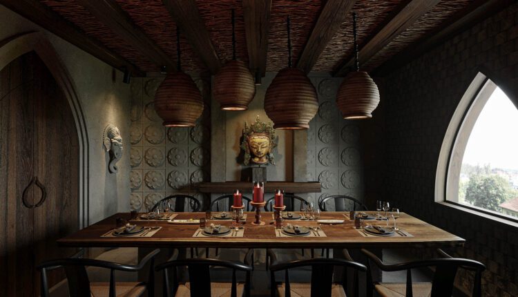 3D Interior Scenes File 3dsmax Model Diningroom 9 by Hoang Tung 5