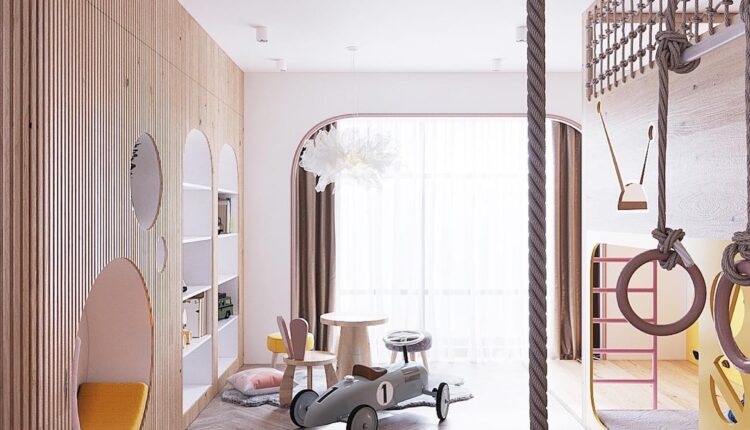 3D Model Interior Children Room 37 Free Download By Trang Leo 3