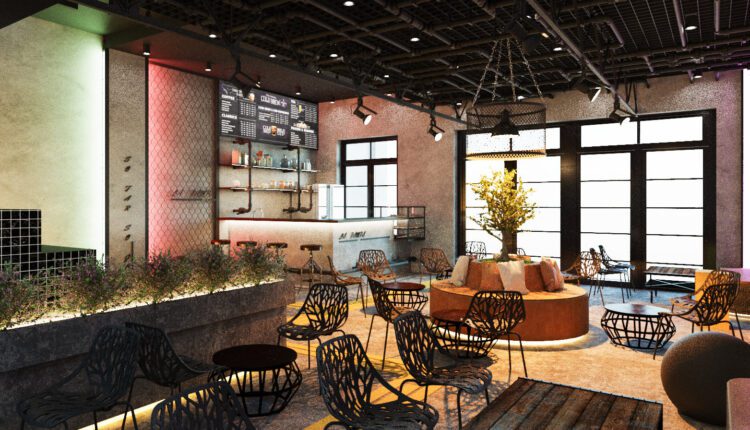 3D Model Interior Coffee 82 Scenes File 3dsmax By Le Nguyen Tuan 9