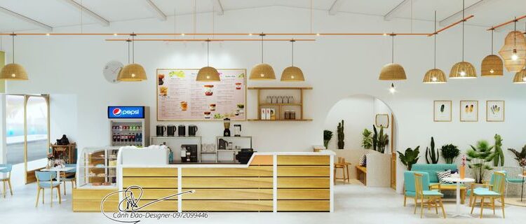 3D Model Interior Milk Tea Scenes File 3dsmax by Canh Dao 2