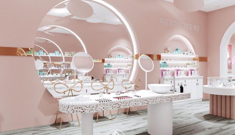 3D Model Interior Shop Cosmetics Scenes File 3dsmax by Chung Nguyen 6