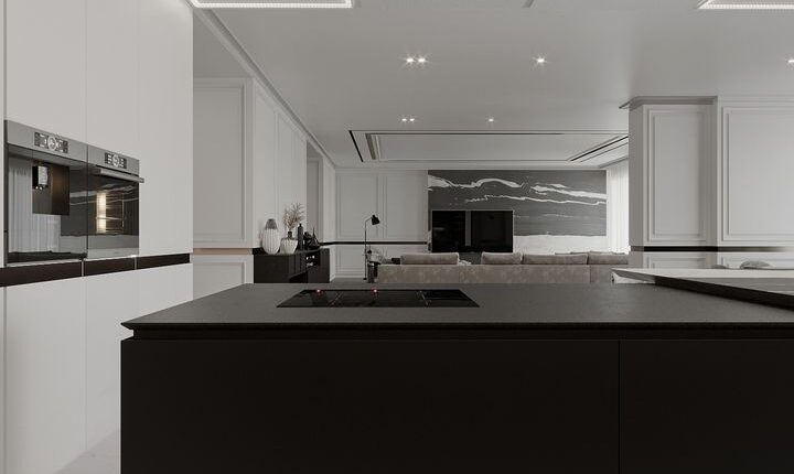 3D Interior Kitchen – Livingroom 235 Scene 3dsmax By Pham An 6