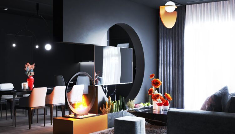 3D Interior Kitchen – Livingroom 238 Scene 3dsmax by Mai Hanh 4
