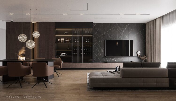 3D Interior Kitchen – Livingroom 241 Scene 3dsmax By Dat Hip 1