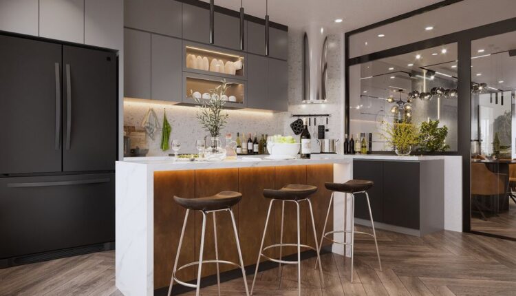 3D Interior Kitchen – Livingroom 242 Scene 3dsmax By Tran Trung Hieu 14