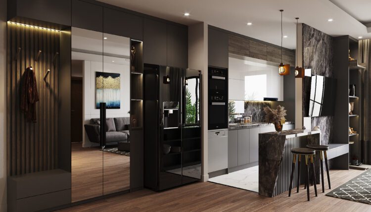 3D Interior Kitchen – Livingroom 246 Scene 3dsmax By Quang Truong 5