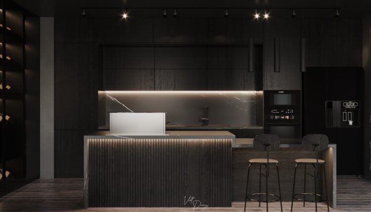 3D Interior Kitchen – Livingroom 248 Scene 3dsmax By Dung Viet Phi 9