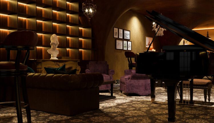 3D Interior Wine Room Scene File 3dsmax Free Download By Nguyen Ha 5