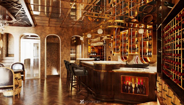 Free 3D Model Wine Shop By Mai Trung Hieu 1