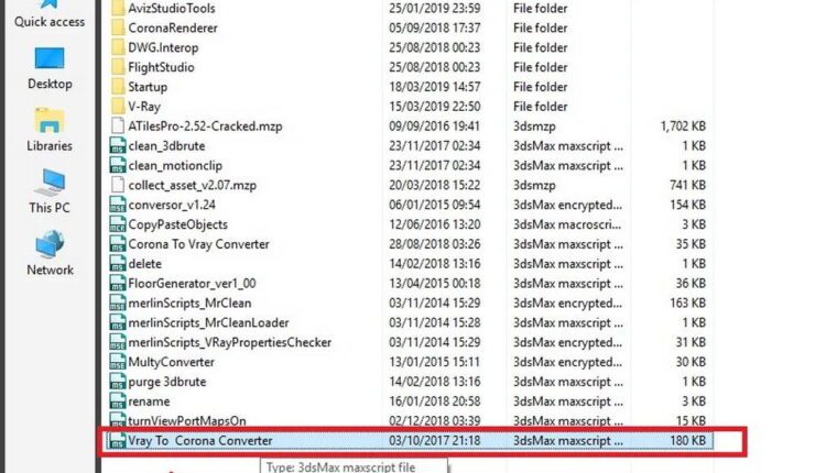 How to convert corona and vray materials