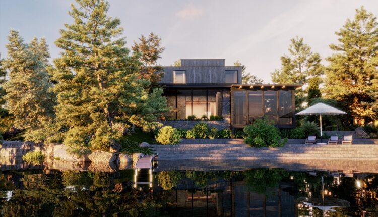 3D Exterior House Scene Model 3dsmax Free Download By Ng Thang 2