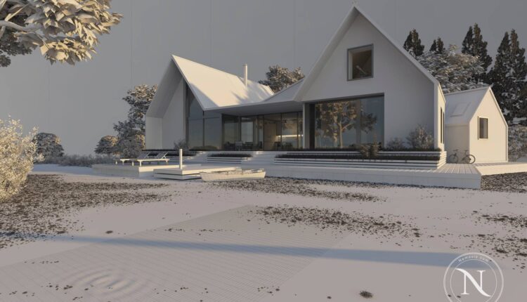 3D Exteriors House Scene Model 3dsmax Free Download By Dao Loan 2