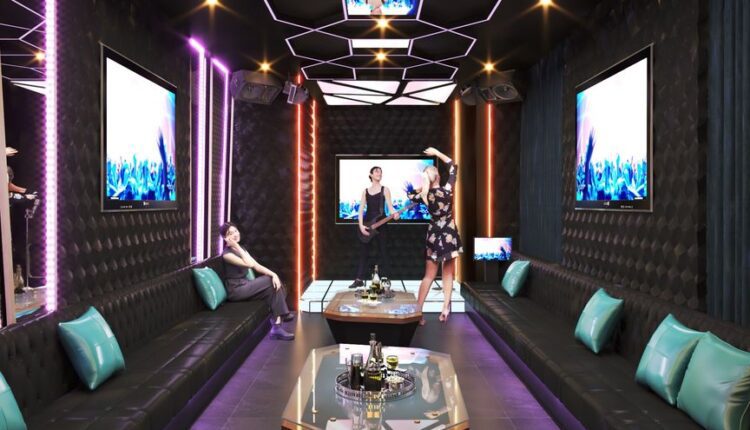 3D Interior Karaoke Scene 3dsmax Free Download by Le Tien 4