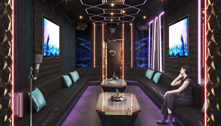 3D Interior Karaoke Scene 3dsmax Free Download by Le Tien 5