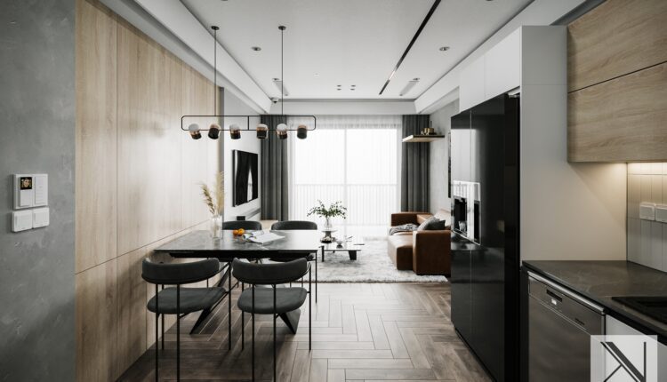 3D Interior Kitchen – Livingroom 254 Scene 3dsmax By Brian Vu 3