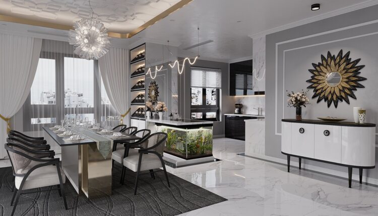 3D Interior Kitchen – Livingroom 260 Scene 3dsmax By Tran Trung Hieu 6