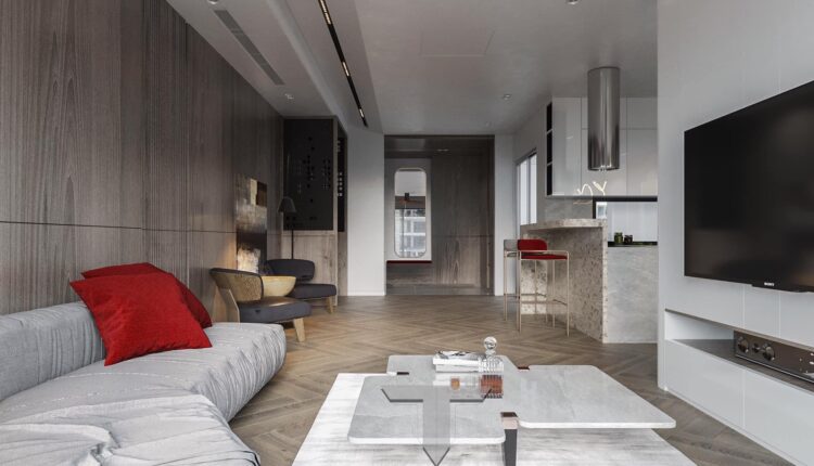 3D Interior Kitchen – Livingroom 262 Scene 3dsmax By Tho 6
