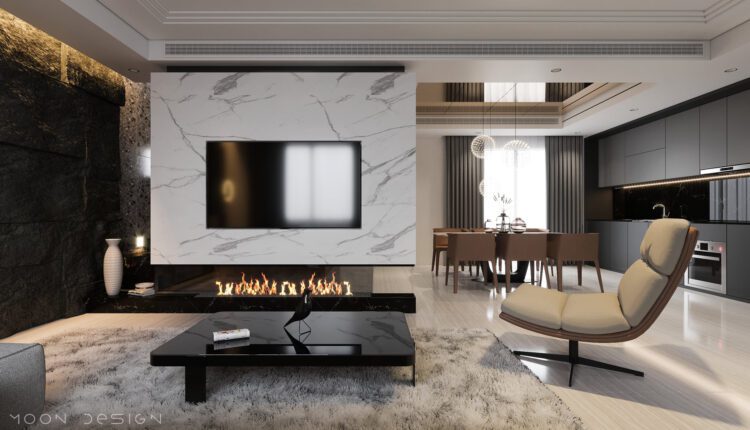 3D Interior Kitchen – Livingroom 265 Scene 3dsmax By Nguyen Ha 1