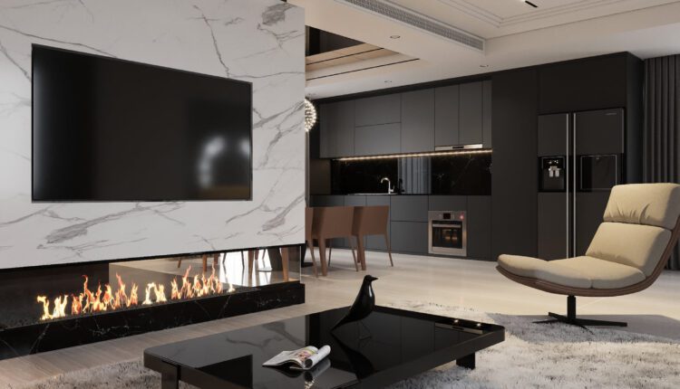 3D Interior Kitchen – Livingroom 265 Scene 3dsmax By Nguyen Ha 2