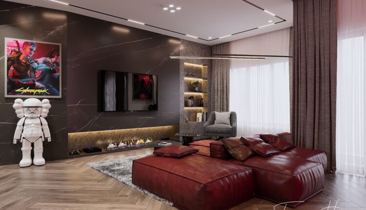 3D Interior Kitchen – Livingroom 266 Scene 3dsmax By Tran Trung Hieu 4