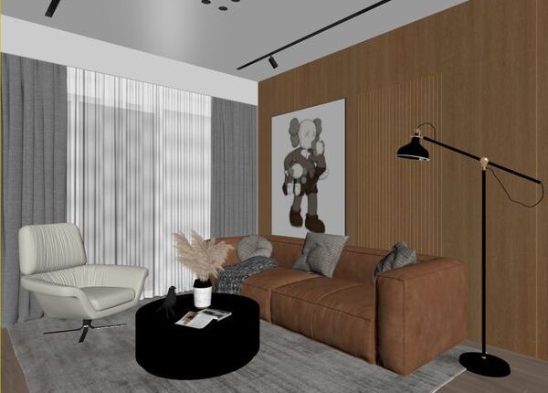 3D Interior Kitchen – Livingroom 267 Scene 3dsmax By Nguyen Ngoc Tung 1
