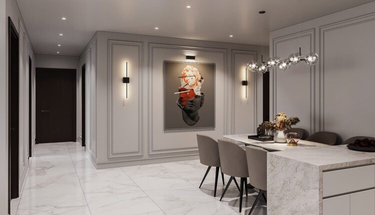 3D Interior Kitchen – Livingroom 273 Scene 3dsmax By Phong Mai 5