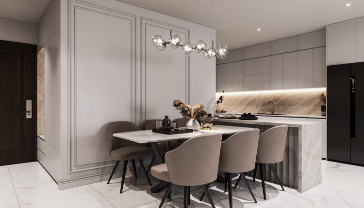 3D Interior Kitchen – Livingroom 273 Scene 3dsmax By Phong Mai 6