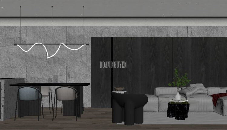 3D Interior Scene File 3dsmax Model Livingroom 565 By Doan Nguyen 1