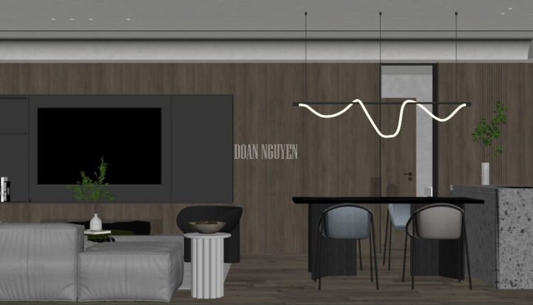3D Interior Scene File 3dsmax Model Livingroom 565 By Doan Nguyen 2